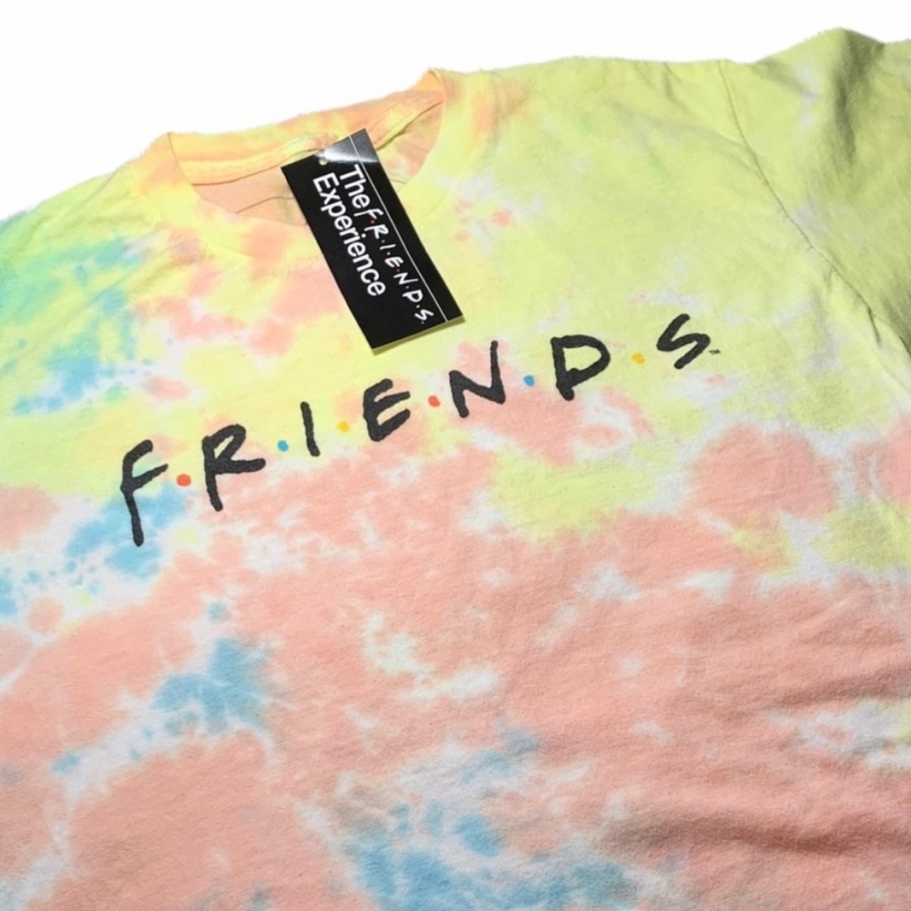 FRIENDS Experience NYC Unisex Tie-Dye Short Sleeve Shirt: Large. SOLD OUT!! NWT!